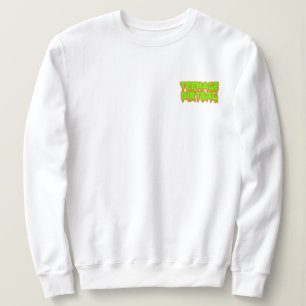 Teenage dirtbag pocket placement sweatshirt