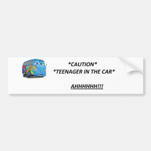 Teenage Drivers Bumper Sticker