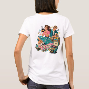Teenage Record Hop Vintage 1950s Women's T-Shirt