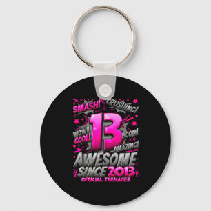 Teenager 13 Year Old Boys 13th Birthday Boy  Key Ring