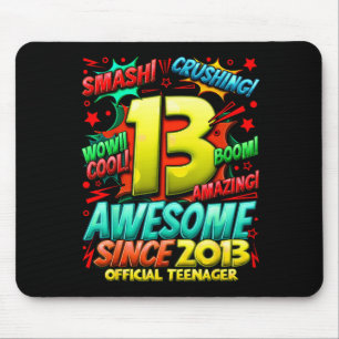 Teenager 13 Year Old Boys 13th Birthday Boy  Mouse Pad