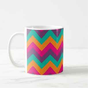 Teenager Colours Fun Stripes Rainbow Colourful Coffee Mug