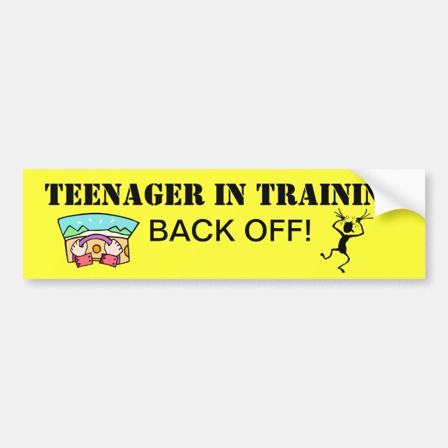 Teenager in Training Bumper Sticker (Front)