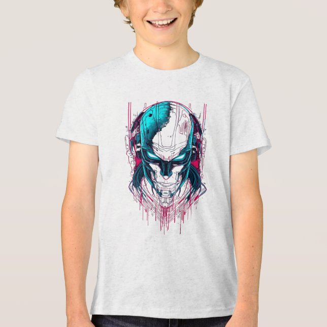 Teenager's T-shirt Tri-Blend Shirt (Front)