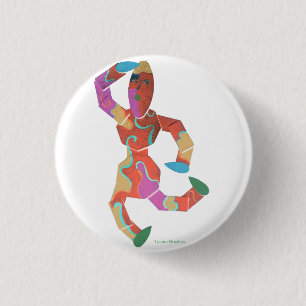 Teenie Brushes design 3 Cm Round Badge