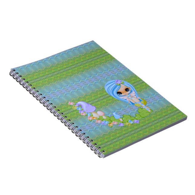 Teensy Fae Cute Faery Spiral Notebook (Right Side)