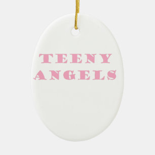 teeny angels ceramic tree decoration