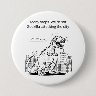 Teeny Steps 7.5 Cm Round Badge