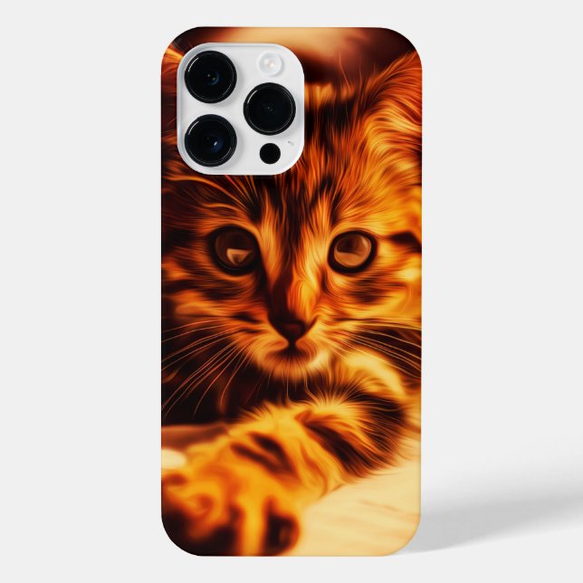 "Teeny Tigger" Kitty iPhone 11 12 13 14 Cases (Back)