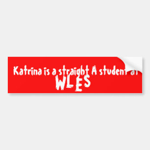 teeny tiny bumper sticker