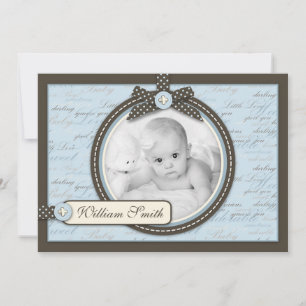 Teeny Toes BLU Announcement Card