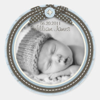 Teeny Toes Blue Sticker C