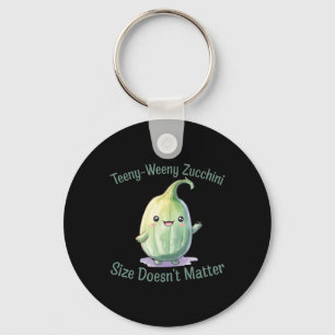 Teeny-weeny Zucchini Key Ring