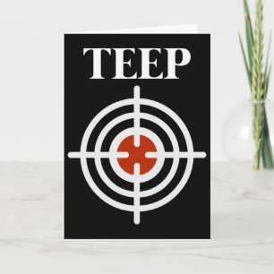 Teep Target Bullseye Muay Thai Kick Boxing Mma Fig Card