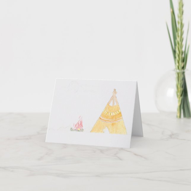 Teepee Card (Front)