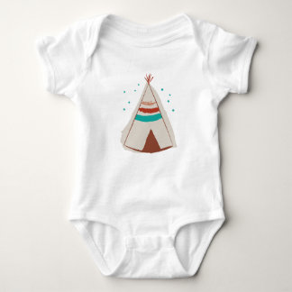 Teepee Native American Baby Pajama ORIGINAL DESIGN Bodysuit