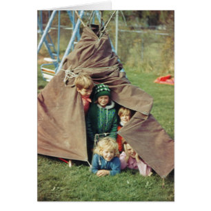 Teepee with children