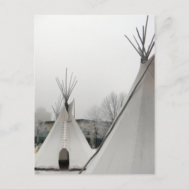 Teepees Postcard (Front)