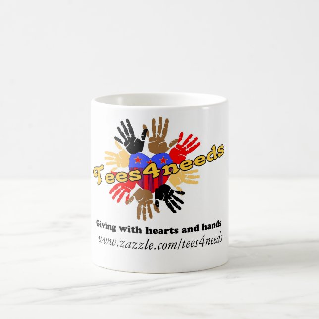 Tees4needs Logo Coffee Mug (Center)