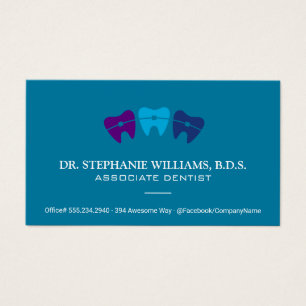 Teeth Braces Logo Dental