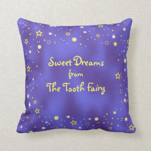Teeth Poem Starry Night Kids Tooth Fairy Pillow