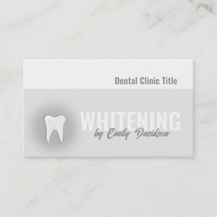 Teeth Whitening Dental Care Clinic Business Card