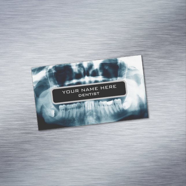 Teeth X-ray Magnetic Business Card (In Situ)