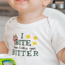 Teething Baby Biting Makes Folks Bitter