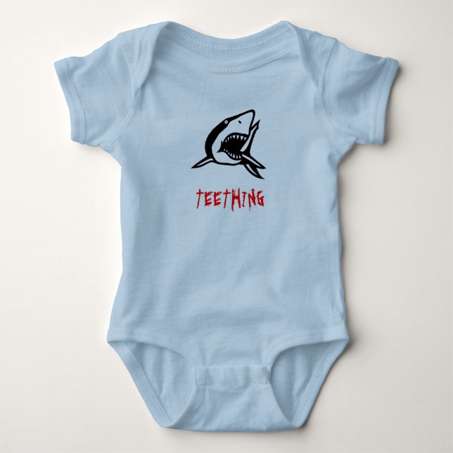 Teething infant T-shirt Baby Bodysuit (Front)