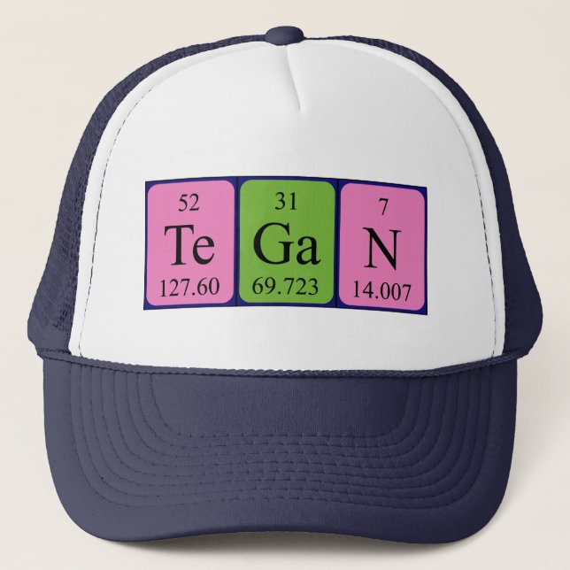 Tegan periodic table name hat (Front)