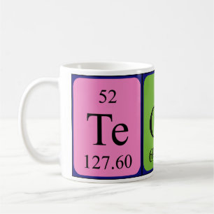 Tegan periodic table name mug