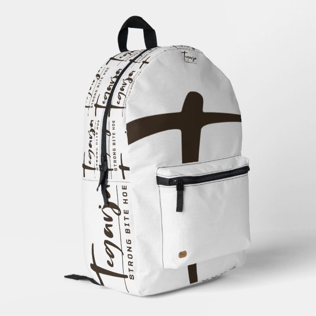 TEGARJA PRINTED BACKPACK (Back Corner Left)