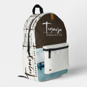 TEGARJA PRINTED BACKPACK