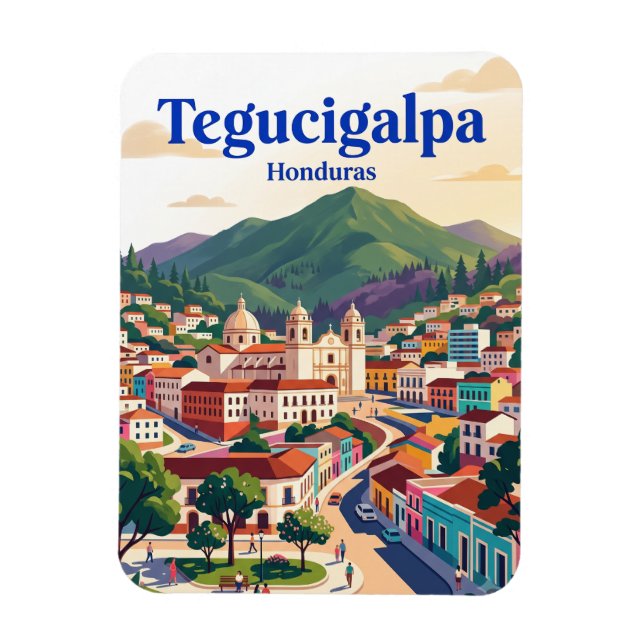 Tegucigalpa Honduras Magnet (Vertical)