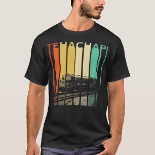 Tehachapi California Mountain Retro Railroad Train T-Shirt