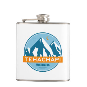 Tehachapi Mountains California Stars Moon Hip Flask