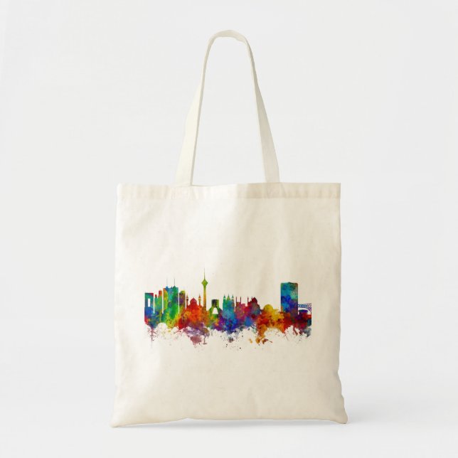 Tehran Iran Skyline Tote Bag (Front)