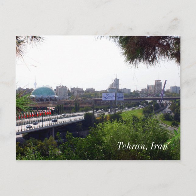 Tehran View Postcard (Front)