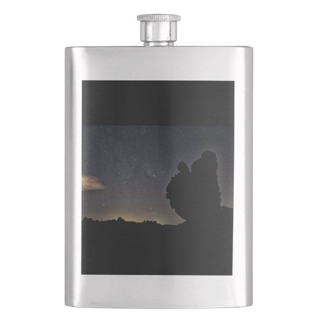 Teide National Park at night Hip Flask (Front)