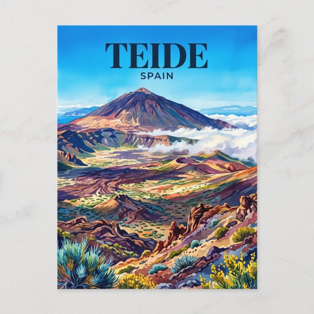 Teide National Park Spain Postcard (Front)