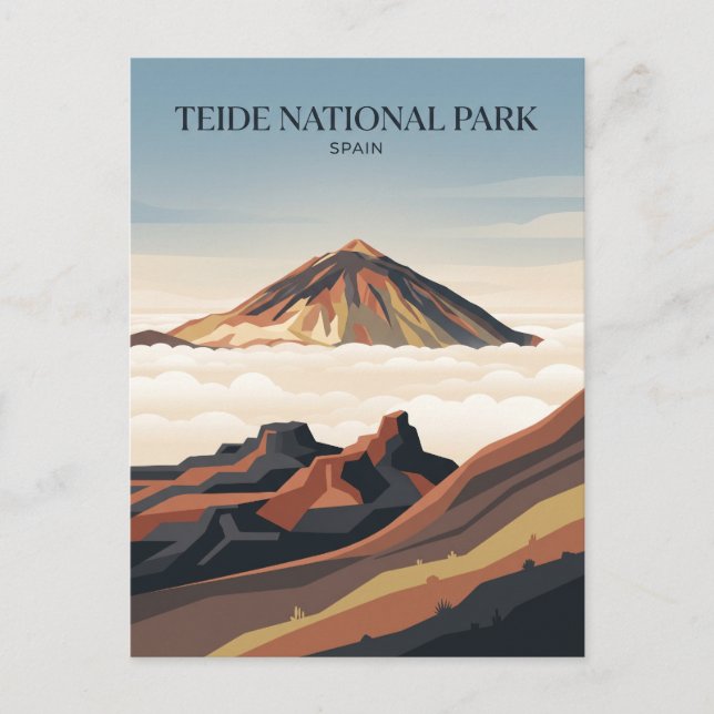Teide National Park Spain Postcard (Front)