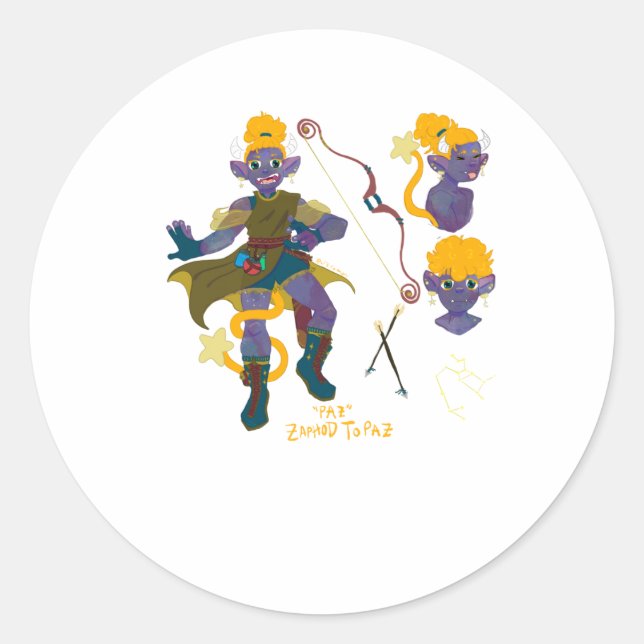 Teifling Nightskin Orc Sticker  (Front)