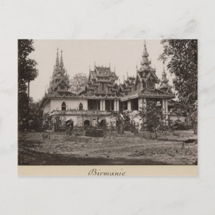Teik Kyaung monastery, isle of Ka Toe Postcard
