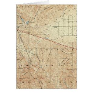 Tejon quadrangle showing San Andreas Rift