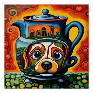 Tekanne Dyr 6 Poster