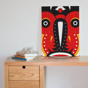 Teke Mask Canvas Print