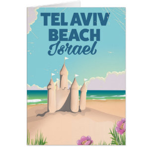 Tel Aviv Beach Israel beach poster