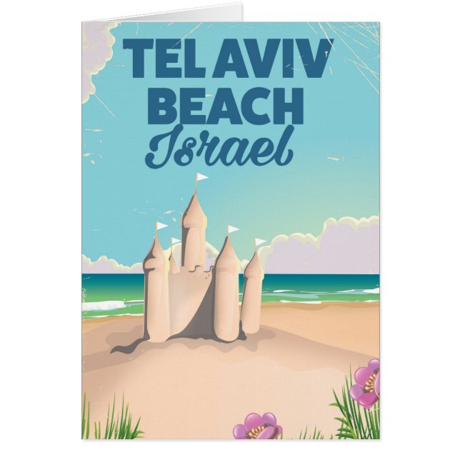 Tel Aviv Beach Israel beach poster (Front)