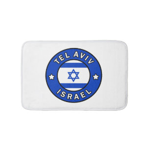 Tel Aviv Israel Bath Mat
