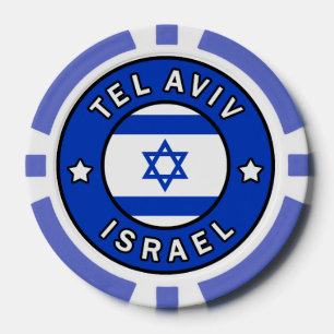 Tel Aviv Israel Poker Chips